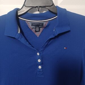 Vintage Tommy Hilfiger Quarter Sleeve Polo Top Sz XL /
